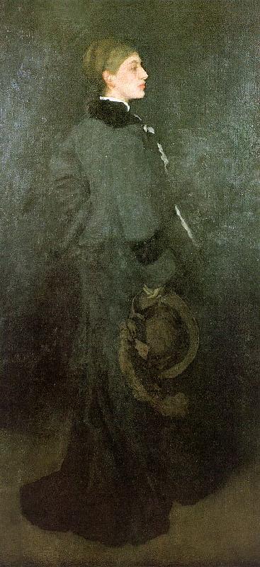 James Abbott McNeil Whistler Arrangement in Brown and Black Germany oil painting art